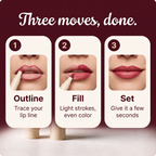 How to use the Gelicure Lip Pen in three steps
