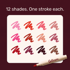 Gelicure Lip Pen: all 12 shades