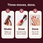 How to use the Gelicure Nail Pen in three steps