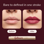 Gelicure Lip Pen before and after